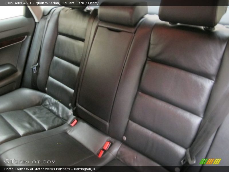 Rear Seat of 2005 A6 3.2 quattro Sedan