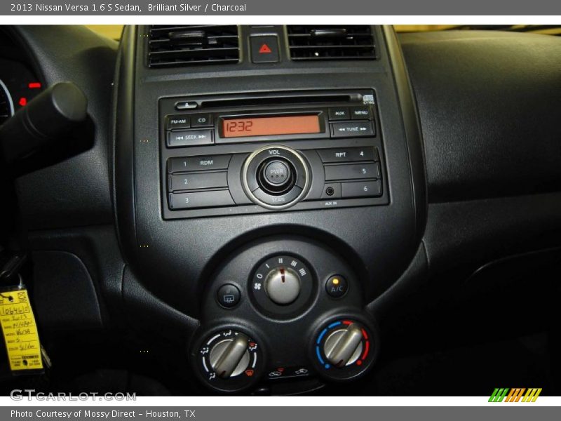 Brilliant Silver / Charcoal 2013 Nissan Versa 1.6 S Sedan