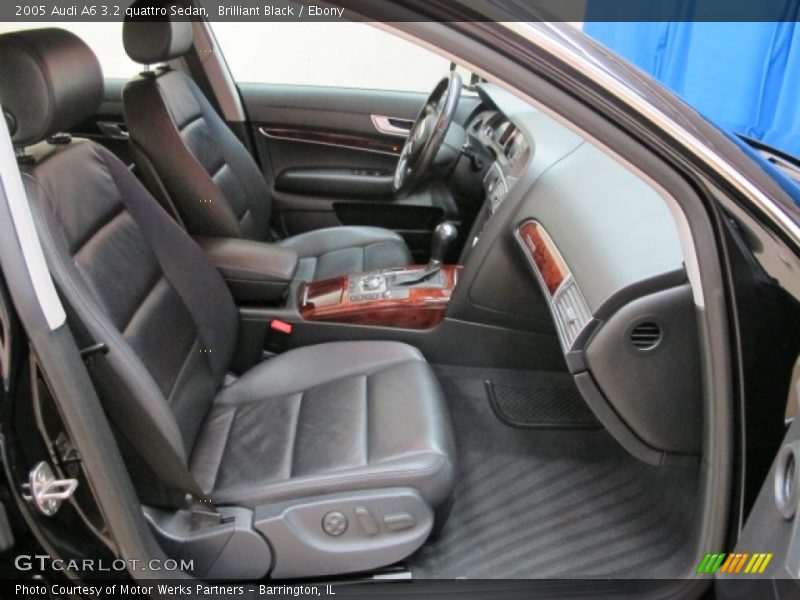 Front Seat of 2005 A6 3.2 quattro Sedan