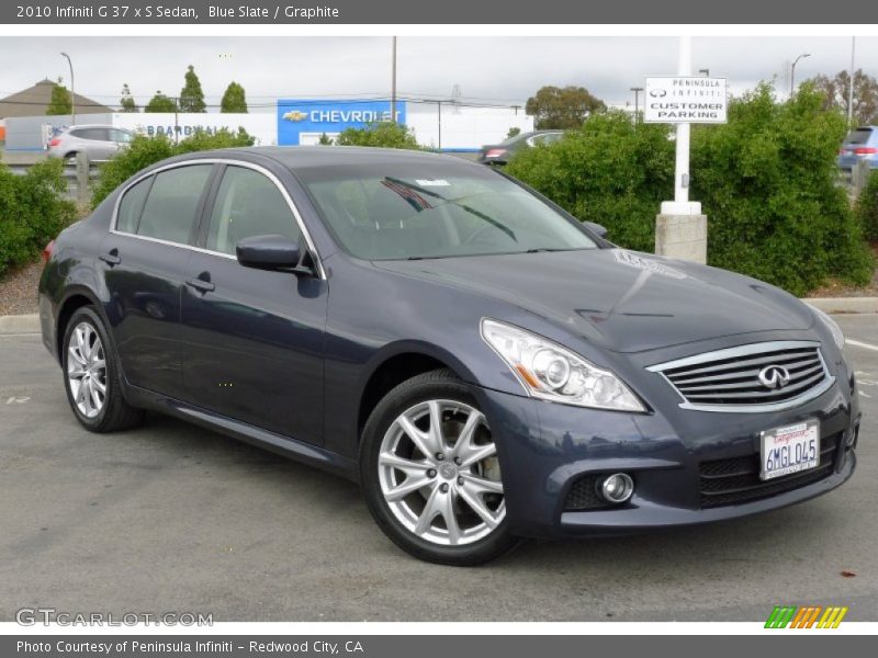 Blue Slate / Graphite 2010 Infiniti G 37 x S Sedan