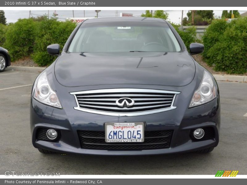 Blue Slate / Graphite 2010 Infiniti G 37 x S Sedan