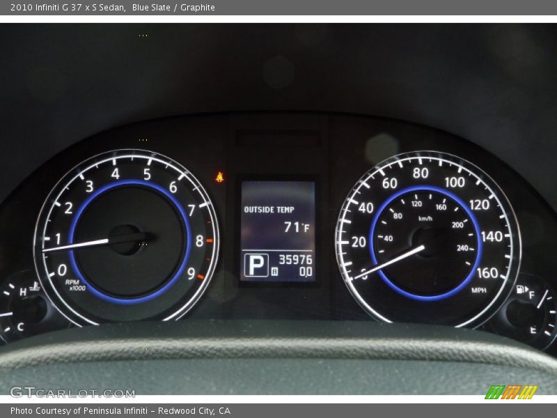Blue Slate / Graphite 2010 Infiniti G 37 x S Sedan