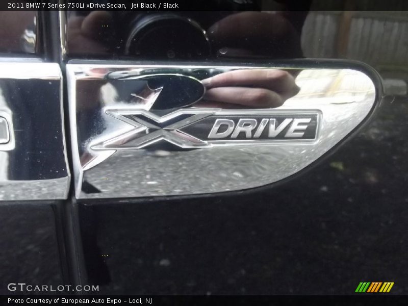Jet Black / Black 2011 BMW 7 Series 750Li xDrive Sedan