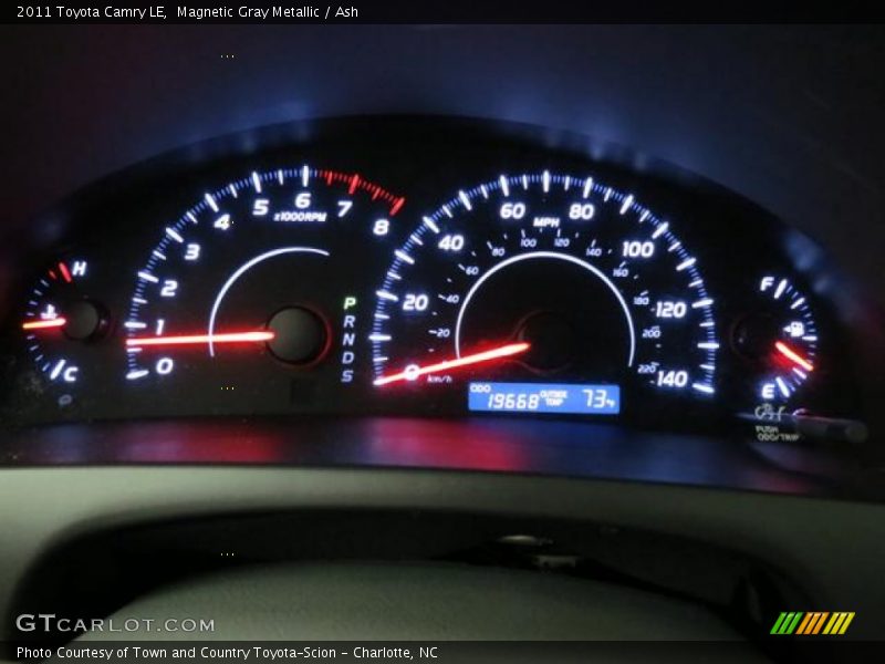 Magnetic Gray Metallic / Ash 2011 Toyota Camry LE