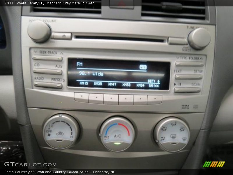 Magnetic Gray Metallic / Ash 2011 Toyota Camry LE