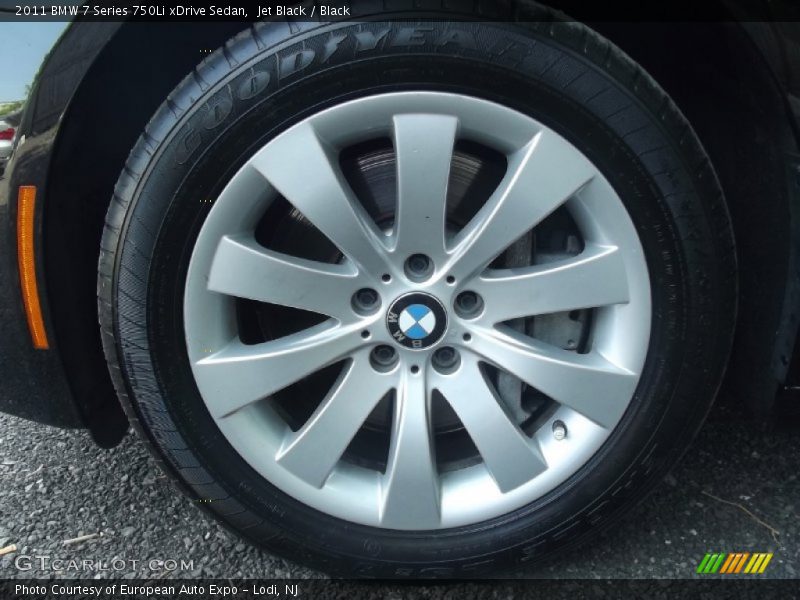 Jet Black / Black 2011 BMW 7 Series 750Li xDrive Sedan