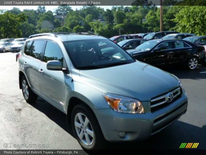 Everglade Metallic / Taupe 2008 Toyota RAV4 Limited V6 4WD