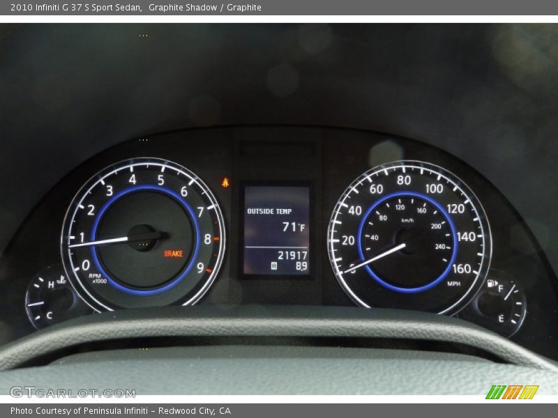  2010 G 37 S Sport Sedan 37 S Sport Sedan Gauges