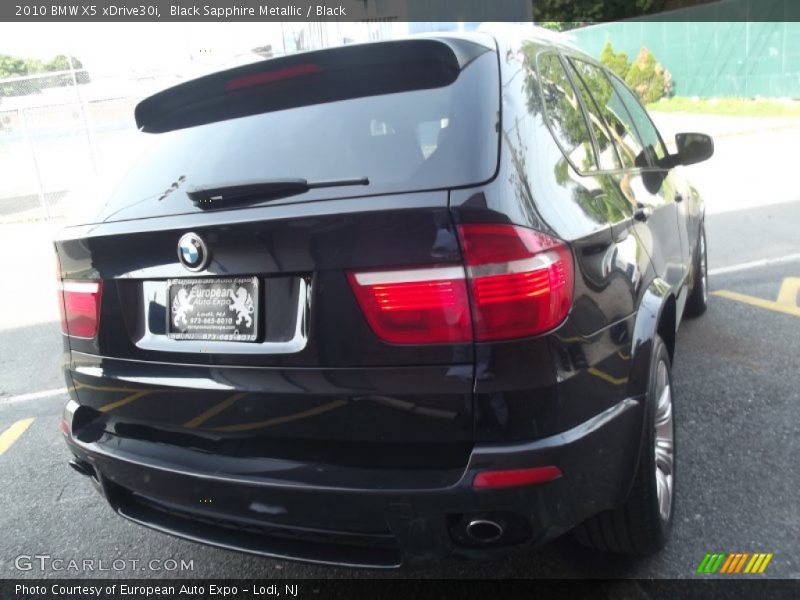 Black Sapphire Metallic / Black 2010 BMW X5 xDrive30i