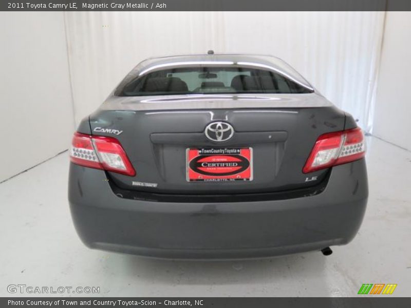 Magnetic Gray Metallic / Ash 2011 Toyota Camry LE