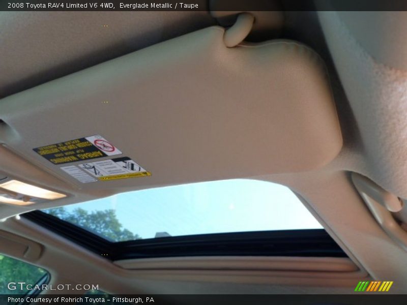 Everglade Metallic / Taupe 2008 Toyota RAV4 Limited V6 4WD