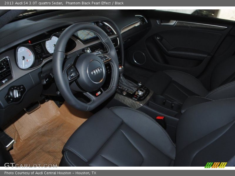 Phantom Black Pearl Effect / Black 2013 Audi S4 3.0T quattro Sedan