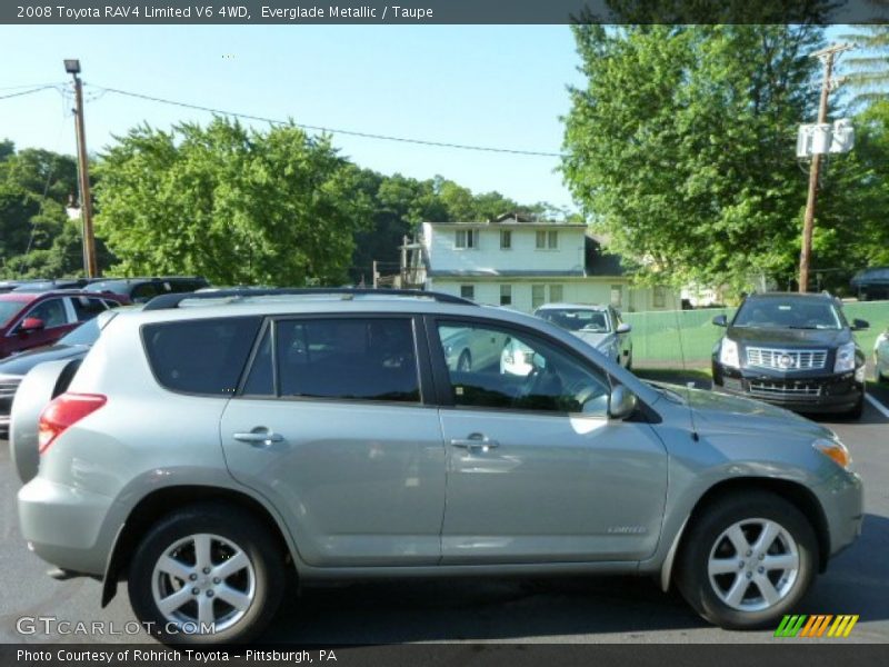 Everglade Metallic / Taupe 2008 Toyota RAV4 Limited V6 4WD