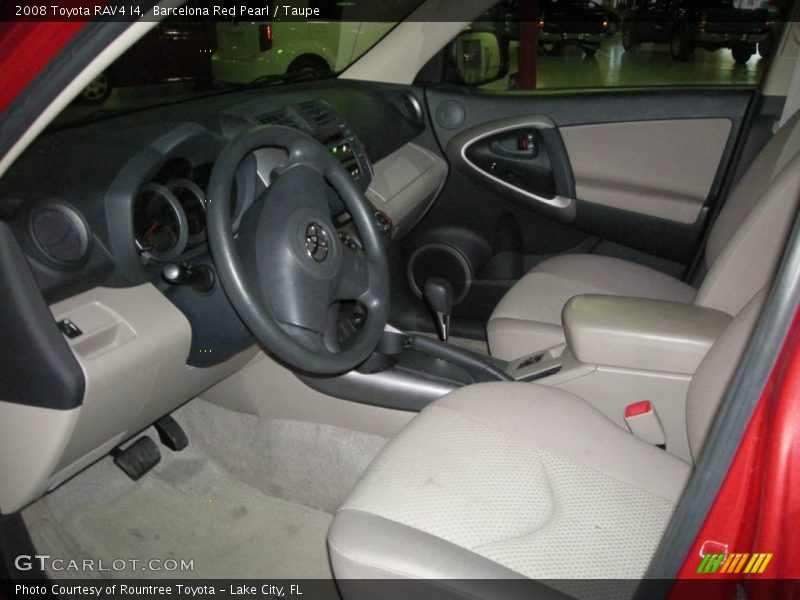 Barcelona Red Pearl / Taupe 2008 Toyota RAV4 I4