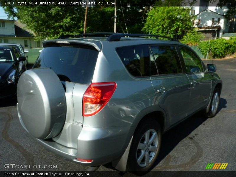 Everglade Metallic / Taupe 2008 Toyota RAV4 Limited V6 4WD