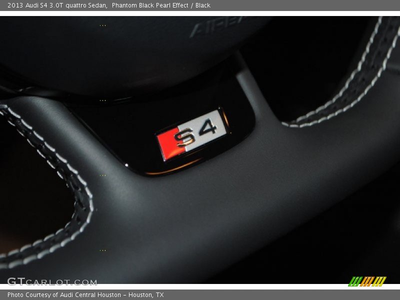 Phantom Black Pearl Effect / Black 2013 Audi S4 3.0T quattro Sedan