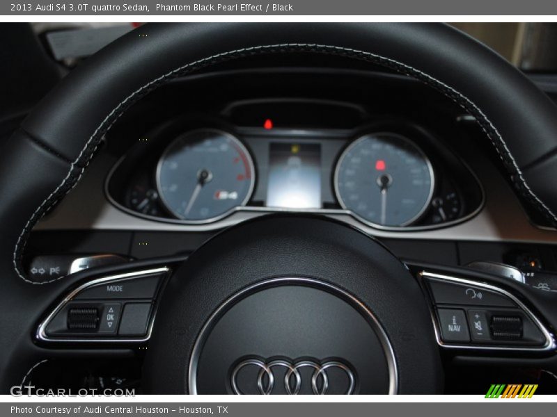 Phantom Black Pearl Effect / Black 2013 Audi S4 3.0T quattro Sedan