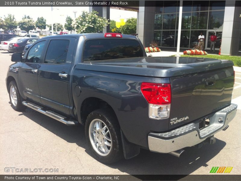 Slate Gray Metallic / Red Rock 2010 Toyota Tundra Limited CrewMax