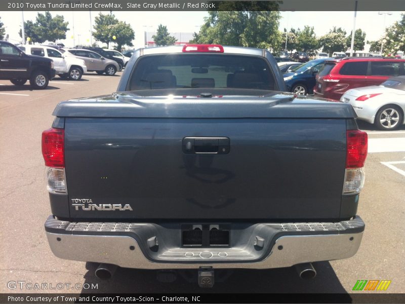 Slate Gray Metallic / Red Rock 2010 Toyota Tundra Limited CrewMax