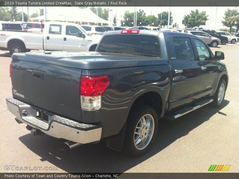 Slate Gray Metallic / Red Rock 2010 Toyota Tundra Limited CrewMax