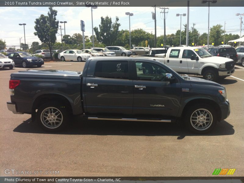 Slate Gray Metallic / Red Rock 2010 Toyota Tundra Limited CrewMax