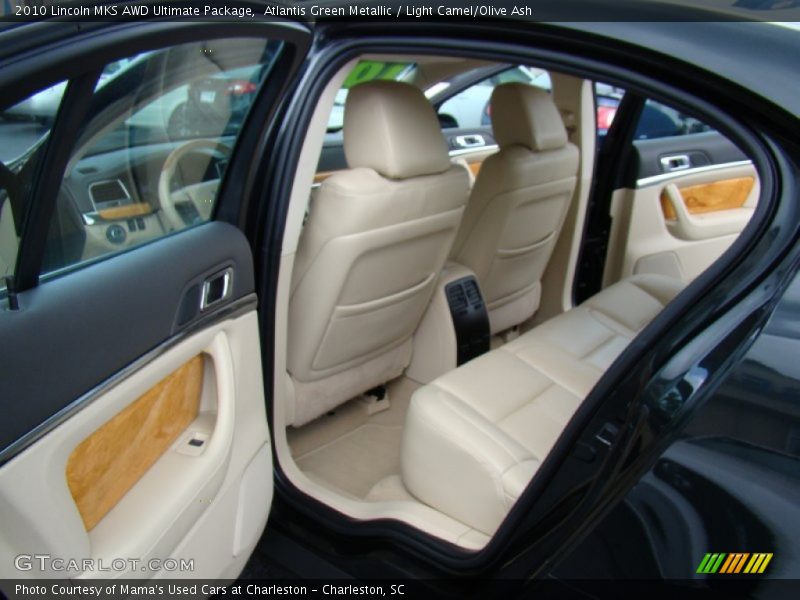 Atlantis Green Metallic / Light Camel/Olive Ash 2010 Lincoln MKS AWD Ultimate Package