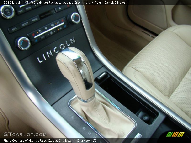 Atlantis Green Metallic / Light Camel/Olive Ash 2010 Lincoln MKS AWD Ultimate Package