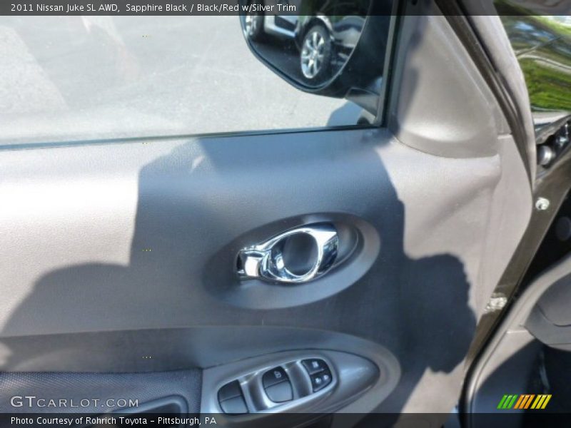 Sapphire Black / Black/Red w/Silver Trim 2011 Nissan Juke SL AWD