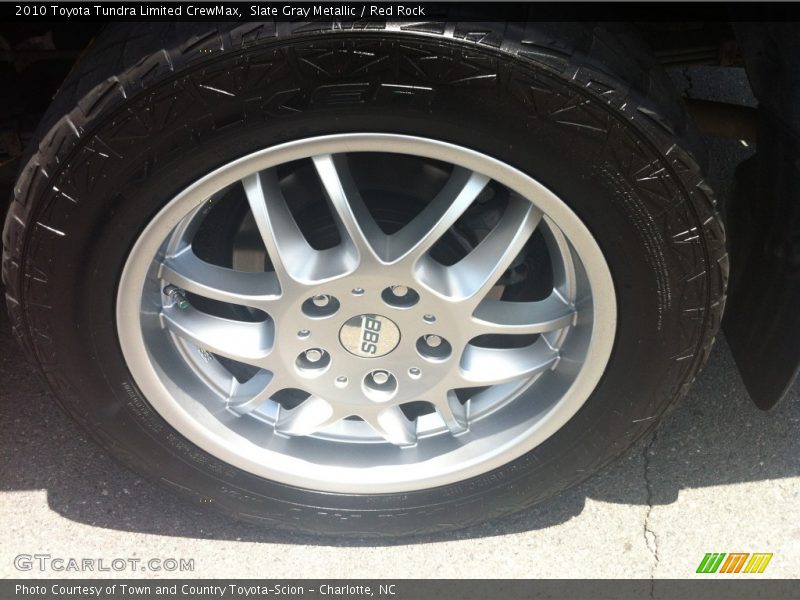 Slate Gray Metallic / Red Rock 2010 Toyota Tundra Limited CrewMax