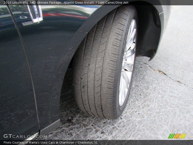 Atlantis Green Metallic / Light Camel/Olive Ash 2010 Lincoln MKS AWD Ultimate Package
