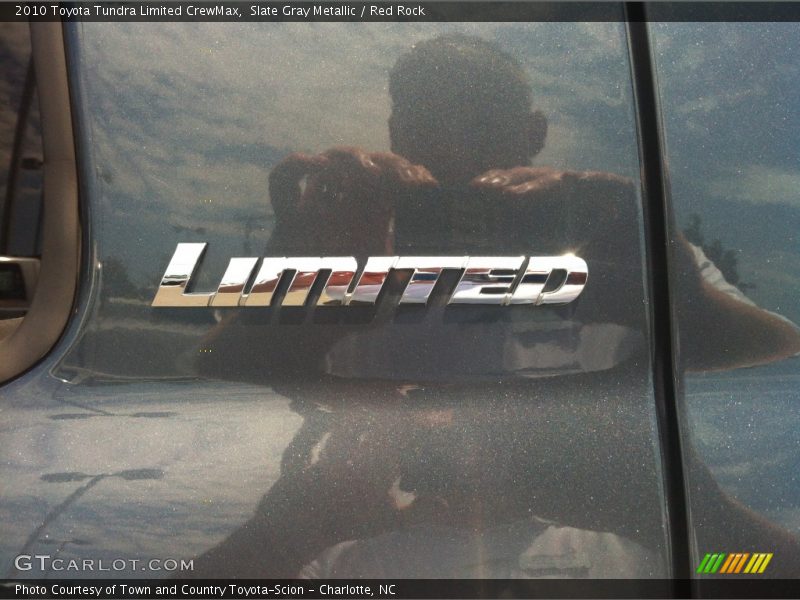 Slate Gray Metallic / Red Rock 2010 Toyota Tundra Limited CrewMax