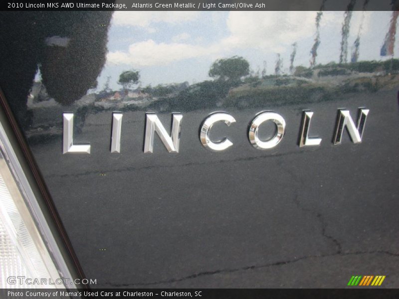 Atlantis Green Metallic / Light Camel/Olive Ash 2010 Lincoln MKS AWD Ultimate Package