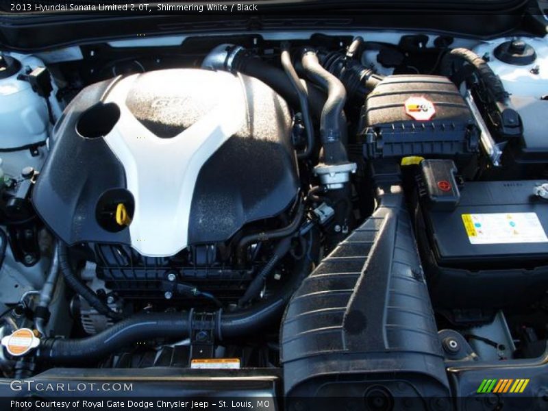  2013 Sonata Limited 2.0T Engine - 2.0 Liter GDI Turbocharged DOHC 16-Valve D-CVVT 4 Cylinder