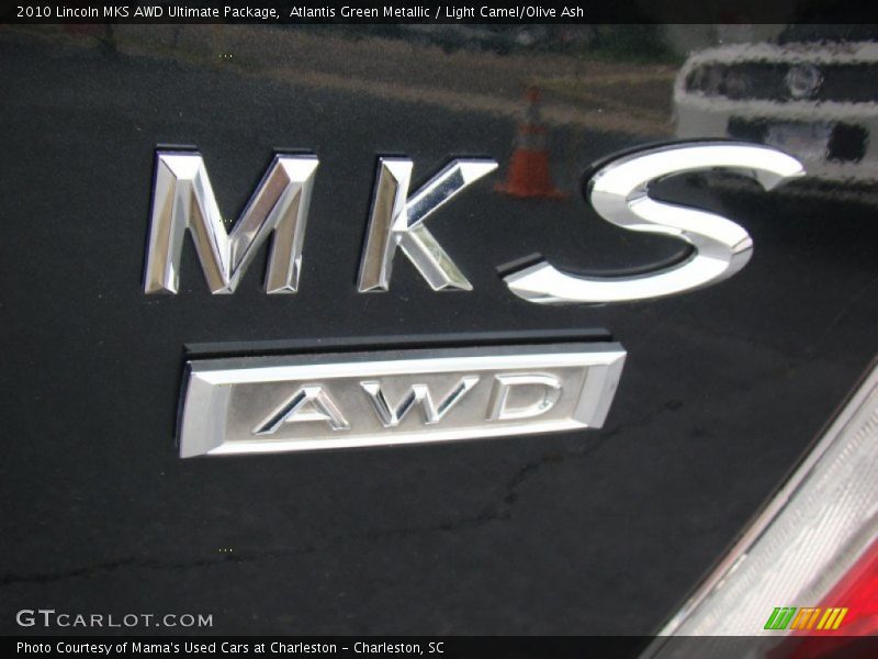 Atlantis Green Metallic / Light Camel/Olive Ash 2010 Lincoln MKS AWD Ultimate Package