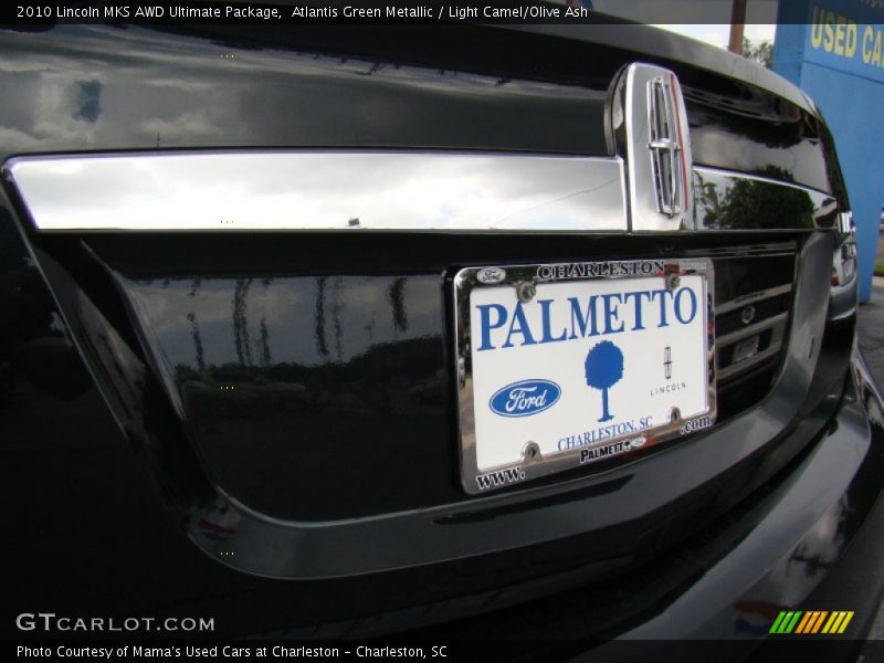 Atlantis Green Metallic / Light Camel/Olive Ash 2010 Lincoln MKS AWD Ultimate Package