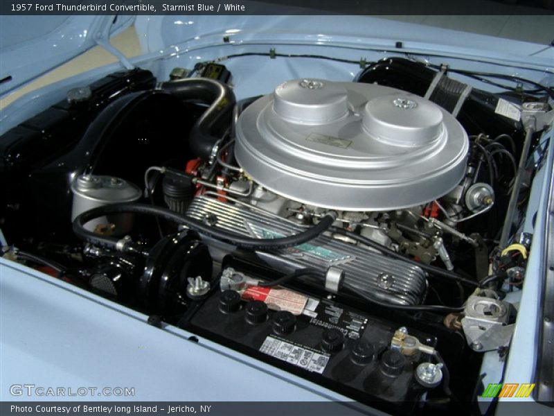 1957 Ford Thunderbird Power Blue / White, Engine - 1957 Ford Thunderbird Convertible