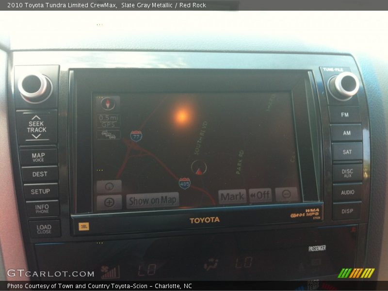 Slate Gray Metallic / Red Rock 2010 Toyota Tundra Limited CrewMax