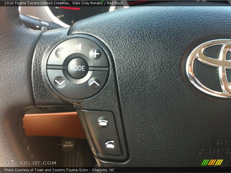 Slate Gray Metallic / Red Rock 2010 Toyota Tundra Limited CrewMax