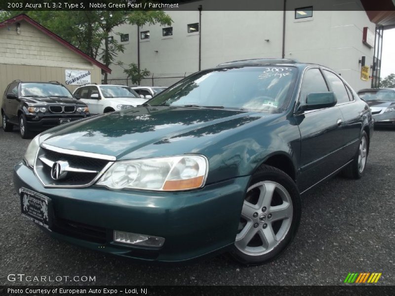 Noble Green Pearl / Parchment 2003 Acura TL 3.2 Type S