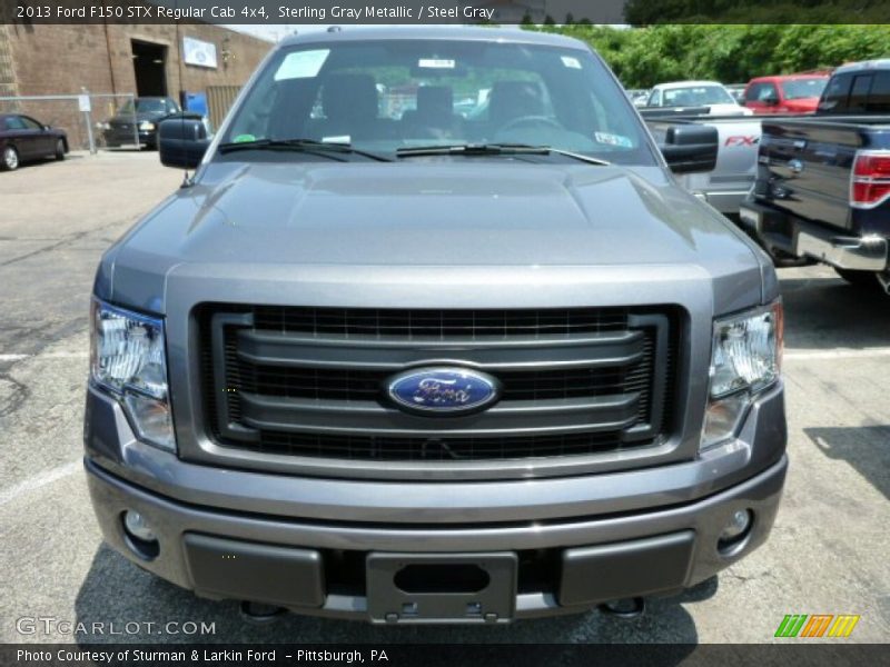 Sterling Gray Metallic / Steel Gray 2013 Ford F150 STX Regular Cab 4x4