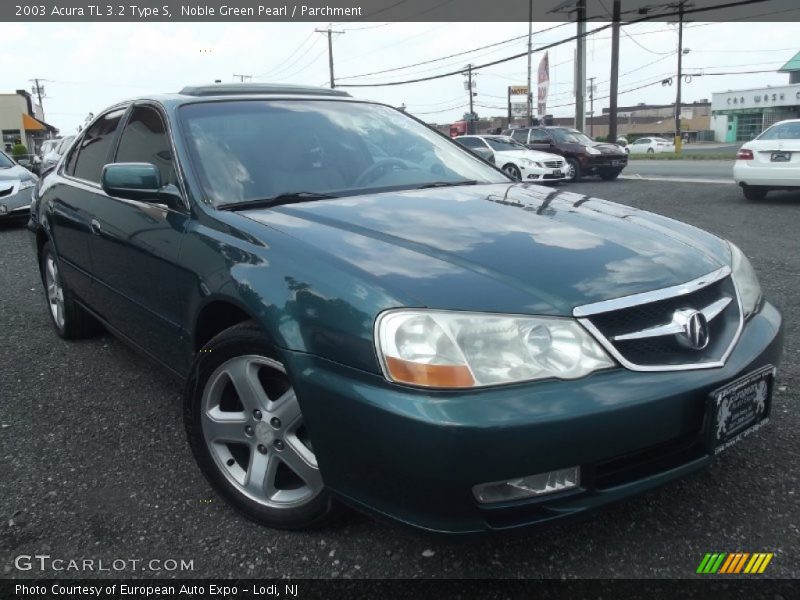 Noble Green Pearl / Parchment 2003 Acura TL 3.2 Type S