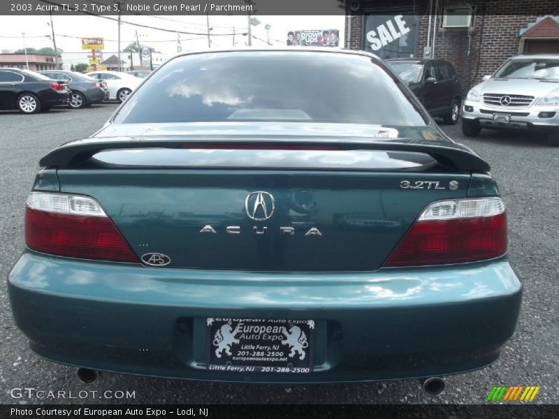 Noble Green Pearl / Parchment 2003 Acura TL 3.2 Type S