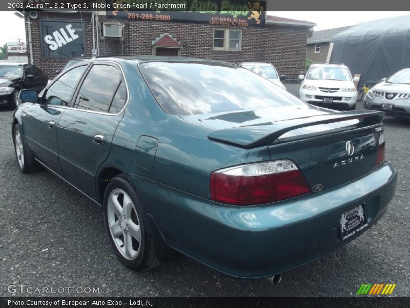 Noble Green Pearl / Parchment 2003 Acura TL 3.2 Type S