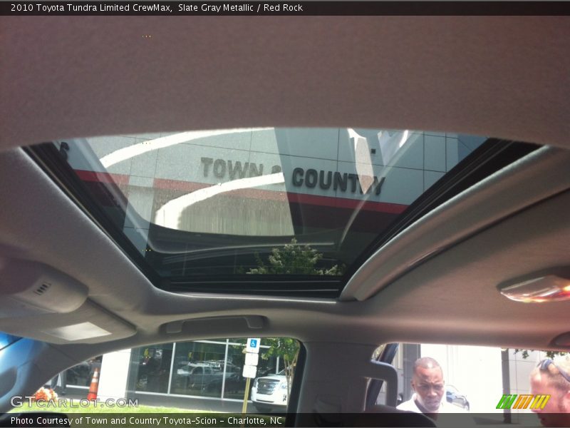 Slate Gray Metallic / Red Rock 2010 Toyota Tundra Limited CrewMax