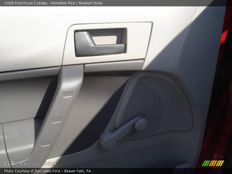 Vermillion Red / Medium Stone 2008 Ford Focus S Sedan