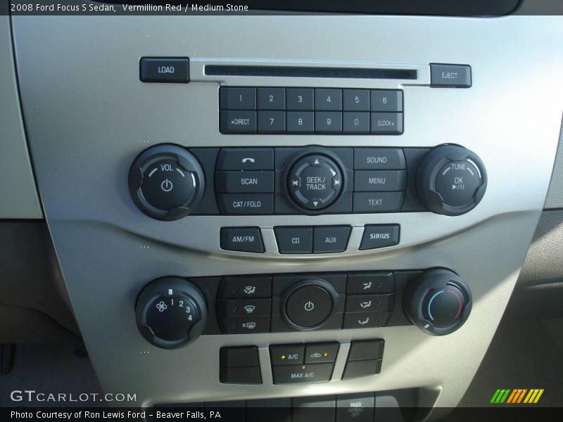 Vermillion Red / Medium Stone 2008 Ford Focus S Sedan