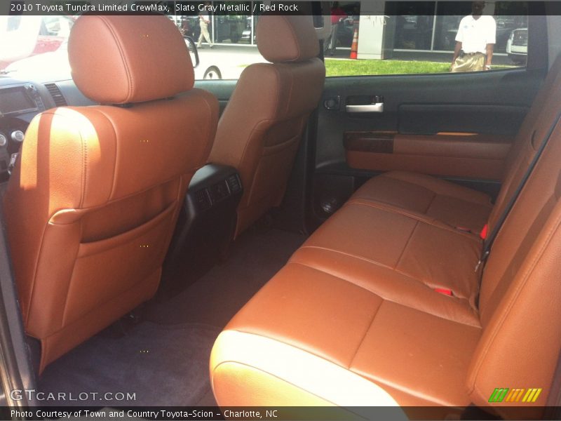 Slate Gray Metallic / Red Rock 2010 Toyota Tundra Limited CrewMax