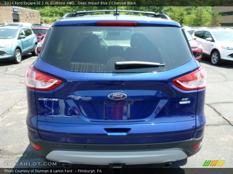Deep Impact Blue / Charcoal Black 2014 Ford Escape SE 2.0L EcoBoost 4WD