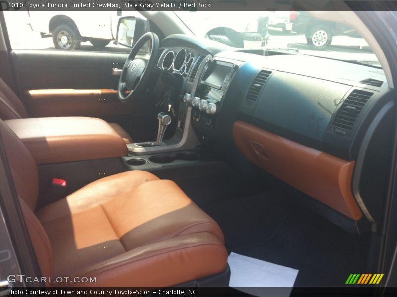 Slate Gray Metallic / Red Rock 2010 Toyota Tundra Limited CrewMax