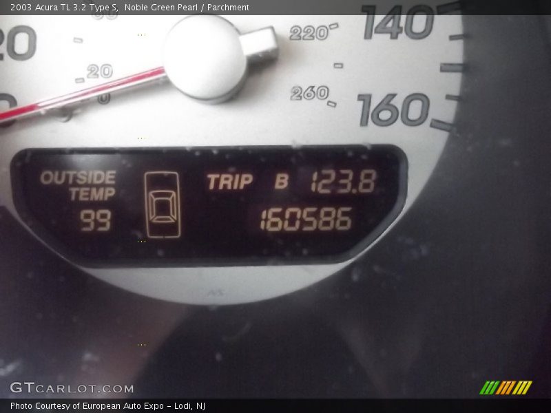 Noble Green Pearl / Parchment 2003 Acura TL 3.2 Type S
